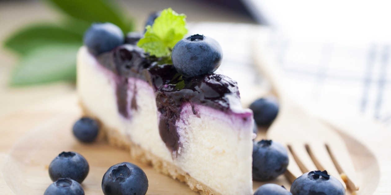 Blueberry cheesecakes